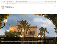 Tablet Screenshot of masseriagrottella.it